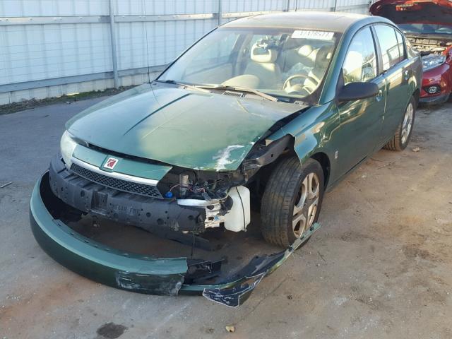 1G8AL54F94Z191923 - 2004 SATURN ION LEVEL GREEN photo 2