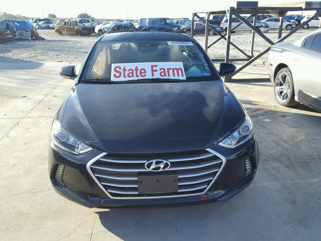 5NPD84LF8HH109208 - 2017 HYUNDAI ELANTRA SE BLACK photo 9