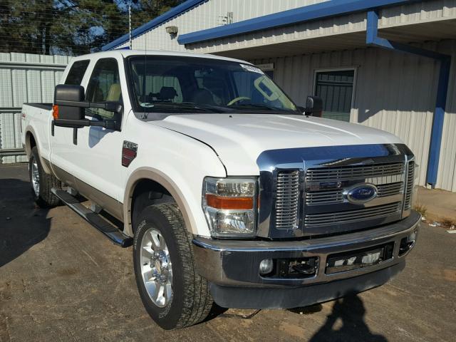 1FTSW21R18EC25106 - 2008 FORD F250 SUPER WHITE photo 1