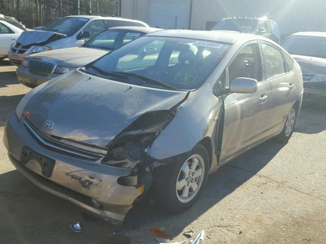 JTDKB20U663160375 - 2006 TOYOTA PRIUS SILVER photo 2