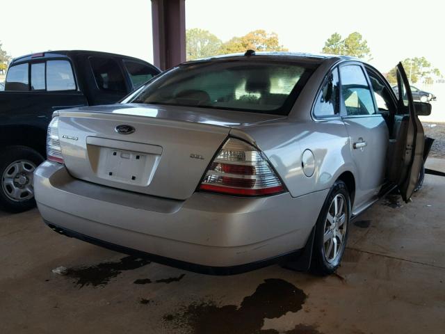 1FAHP24W18G171826 - 2008 FORD TAURUS SEL SILVER photo 4