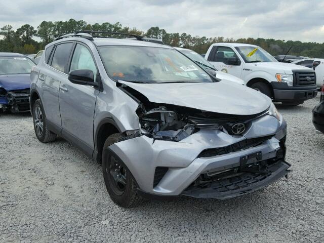 2T3ZFREV4HW343268 - 2017 TOYOTA RAV4 LE SILVER photo 1