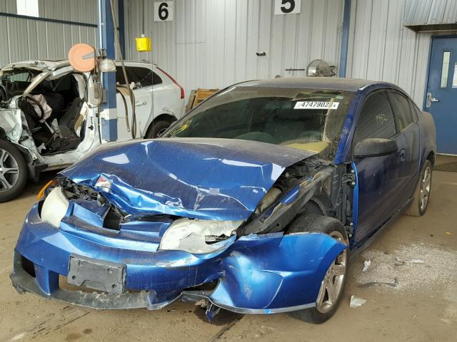 1G8AY12P14Z213838 - 2004 SATURN ION REDLIN BLUE photo 2