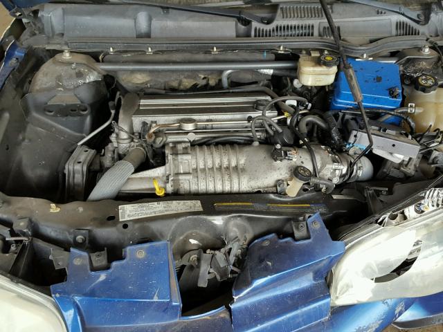 1G8AY12P14Z213838 - 2004 SATURN ION REDLIN BLUE photo 7