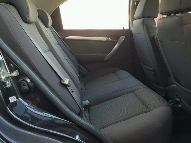 KL1TD56EX9B333610 - 2009 CHEVROLET AVEO LS BLACK photo 6