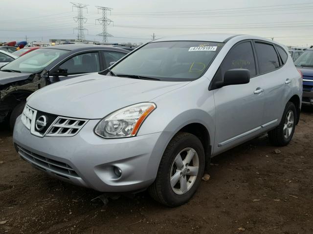 JN8AS5MT9CW300092 - 2012 NISSAN ROGUE S SILVER photo 2