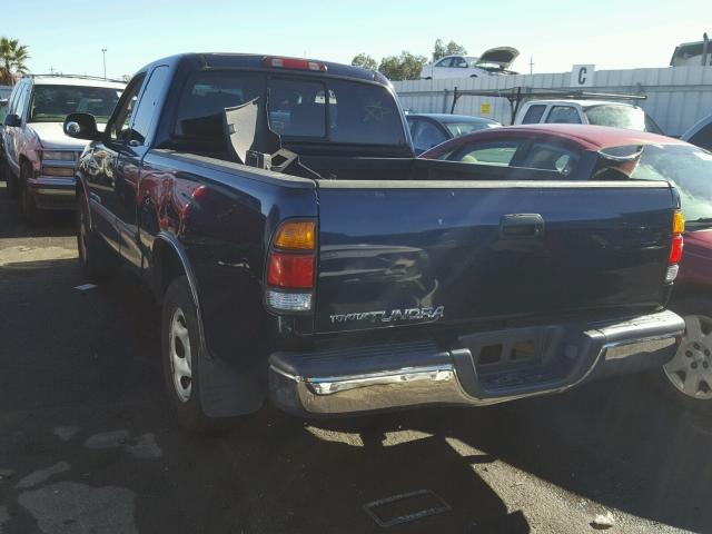 5TBRN341X3S359797 - 2003 TOYOTA TUNDRA ACC BLUE photo 3