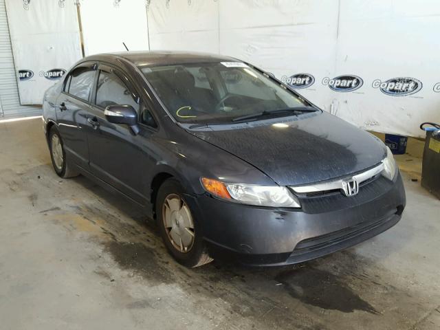 JHMFA36226S012082 - 2006 HONDA CIVIC HYBR BLUE photo 1