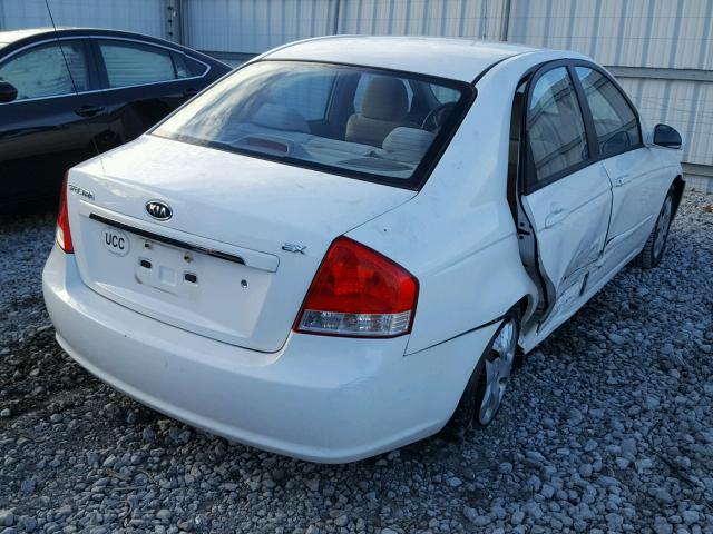 KNAFE121175442108 - 2007 KIA SPECTRA EX SILVER photo 4