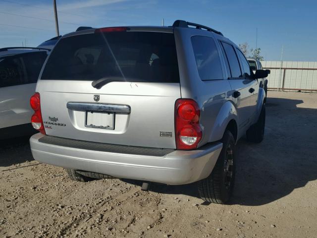 1D4HD48D15F604394 - 2005 DODGE DURANGO SL SILVER photo 4