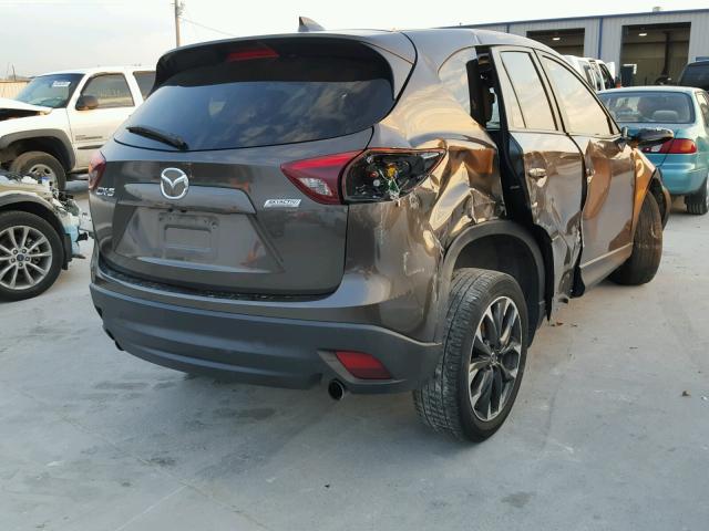 JM3KE2DY7G0627754 - 2016 MAZDA CX-5 GT BROWN photo 4