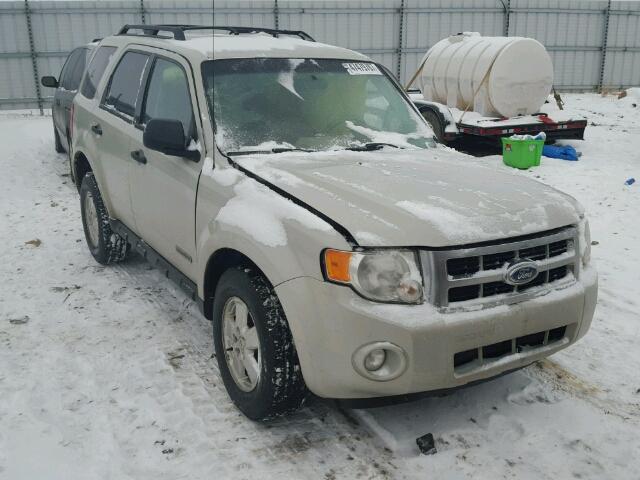 1FMCU03Z38KA31752 - 2008 FORD ESCAPE XLT TAN photo 1