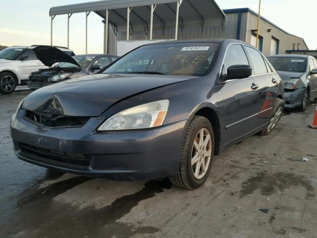 1HGCM66554A069730 - 2004 HONDA ACCORD EX BLACK photo 2