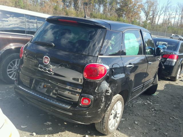 ZFBCFABH5EZ002689 - 2014 FIAT 500L EASY BLACK photo 4