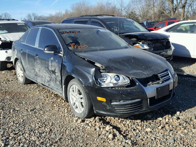 3VWST81K66M010260 - 2006 VOLKSWAGEN JETTA TDI BLACK photo 1