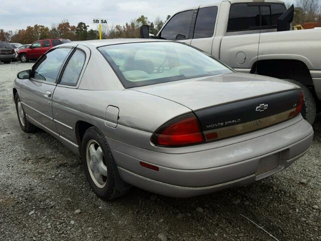 2G1WW12M7V9332148 - 1997 CHEVROLET MONTE CARL ოქროსფერი ფოტო 3