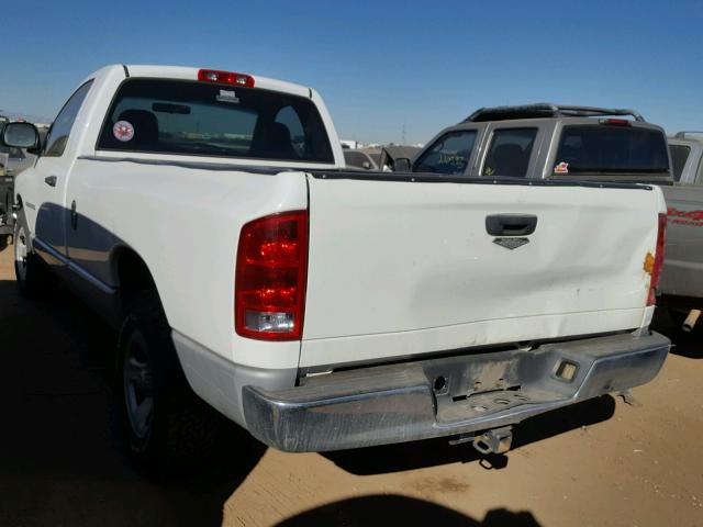 1D7HA16K23J577325 - 2003 DODGE RAM 1500 S WHITE photo 3