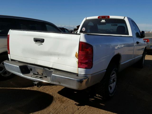 1D7HA16K23J577325 - 2003 DODGE RAM 1500 S WHITE photo 4