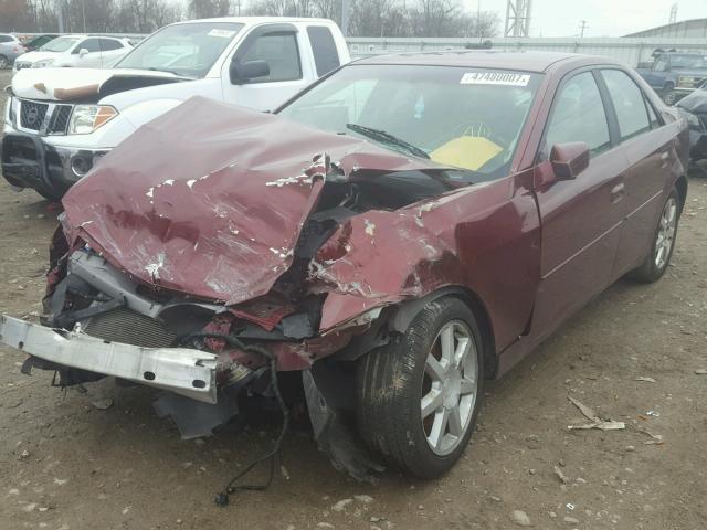 1G6DM57NX30170975 - 2003 CADILLAC CTS MAROON photo 2