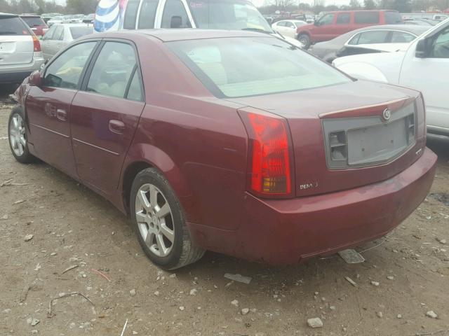 1G6DM57NX30170975 - 2003 CADILLAC CTS MAROON photo 3