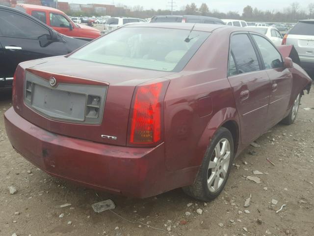 1G6DM57NX30170975 - 2003 CADILLAC CTS MAROON photo 4