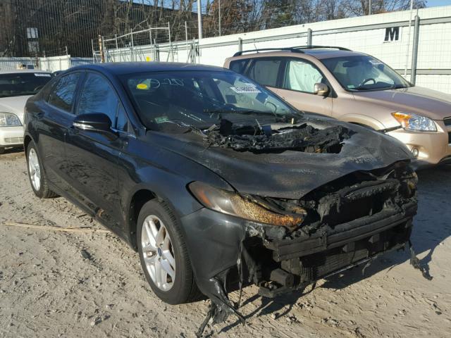 3FA6P0HR7DR187094 - 2013 FORD FUSION SE BLACK photo 1