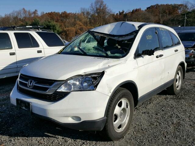 JHLRE4H36BC033295 - 2011 HONDA CR-V LX WHITE photo 2