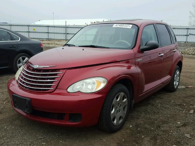 3A4FY58B96T215243 - 2006 CHRYSLER PT CRUISER RED photo 2