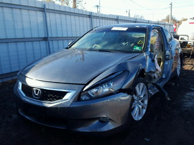 1HGCS22808A012792 - 2008 HONDA ACCORD EXL GRAY photo 2