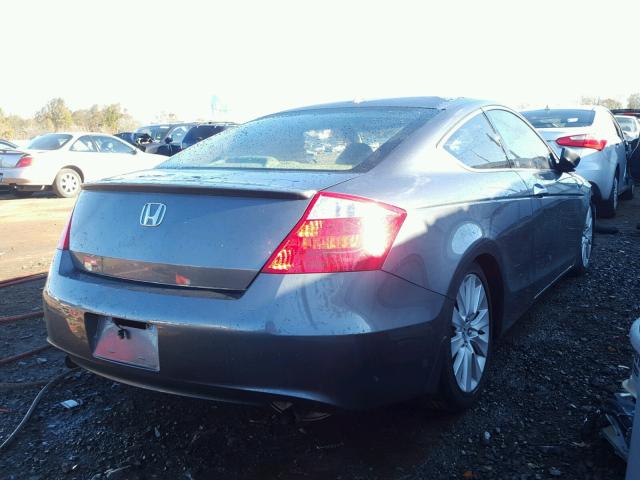 1HGCS22808A012792 - 2008 HONDA ACCORD EXL GRAY photo 4