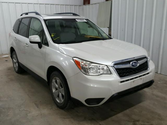 JF2SJADC0FH431014 - 2015 SUBARU FORESTER 2 WHITE photo 1