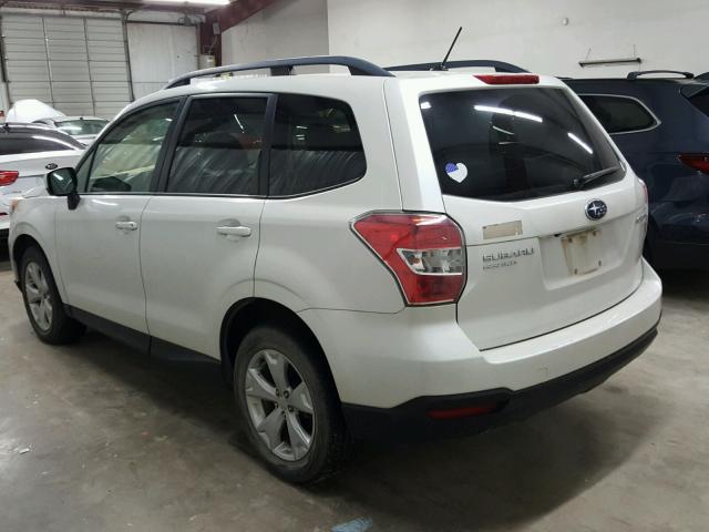 JF2SJADC0FH431014 - 2015 SUBARU FORESTER 2 WHITE photo 3