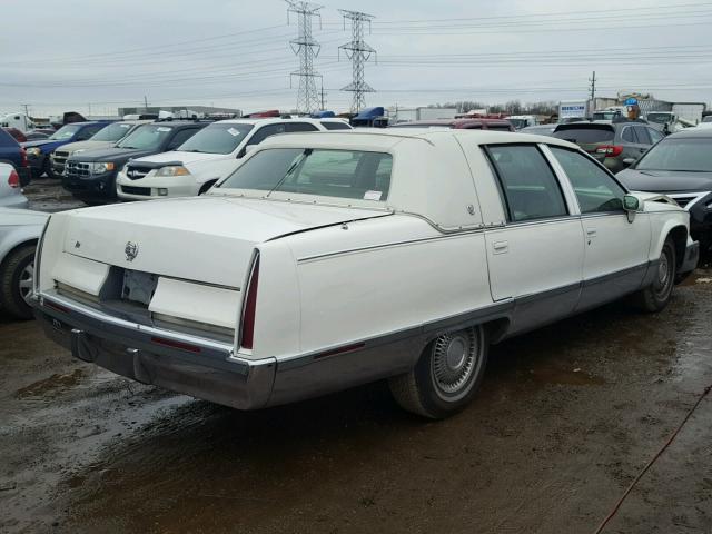 1G6DW52P9RR710890 - 1994 CADILLAC FLEETWOOD WHITE photo 4