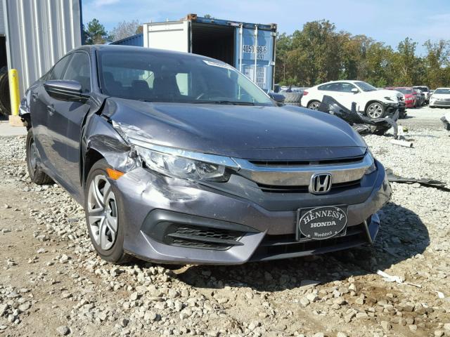 19XFC2F58HE001237 - 2017 HONDA CIVIC LX GRAY photo 1