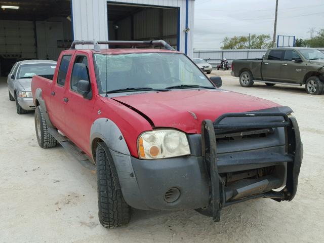 1N6ED29Y82C316470 - 2002 NISSAN FRONTIER C RED photo 1