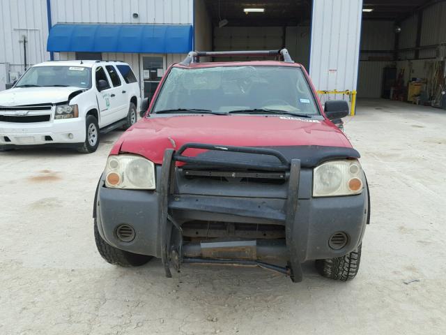 1N6ED29Y82C316470 - 2002 NISSAN FRONTIER C RED photo 9