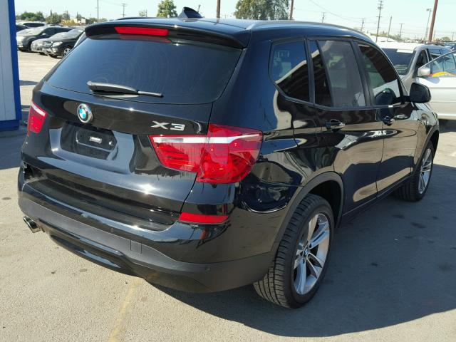 5UXWZ7C56H0U45627 - 2017 BMW X3 SDRIVE2 BLACK photo 4