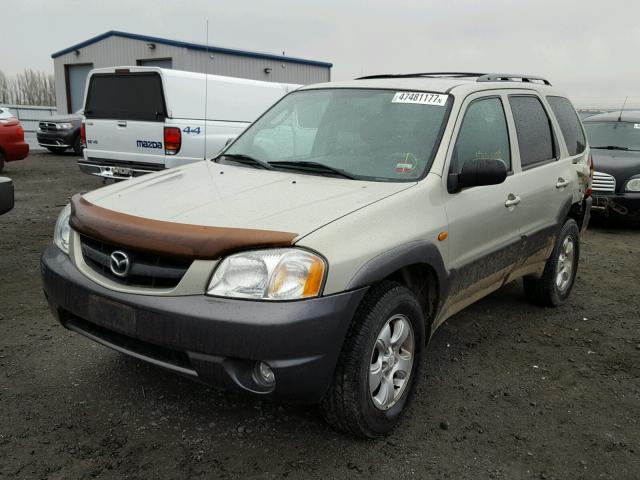 4F2YZ94184KM03833 - 2004 MAZDA TRIBUTE LX GOLD photo 2