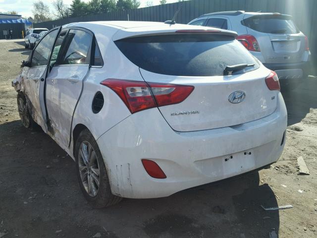 KMHD35LH2FU242342 - 2015 HYUNDAI ELANTRA GT WHITE photo 3