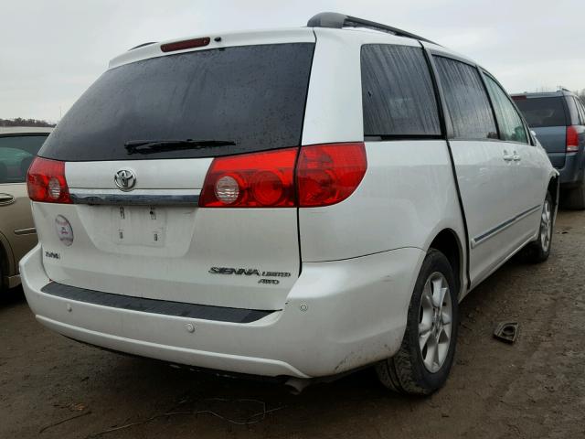 5TDBA22C66S070682 - 2006 TOYOTA SIENNA XLE WHITE photo 4