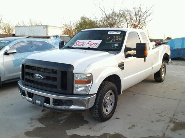 1FTSX20529EA86794 - 2009 FORD F250 SUPER WHITE photo 2