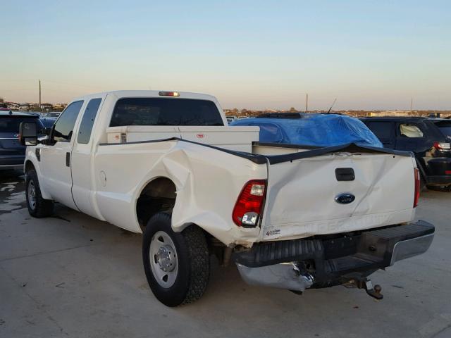 1FTSX20529EA86794 - 2009 FORD F250 SUPER WHITE photo 3