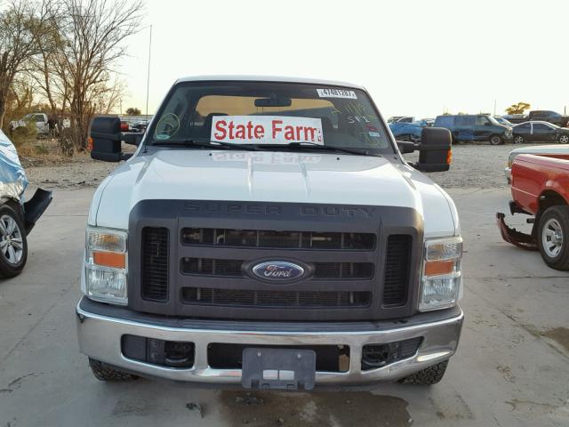 1FTSX20529EA86794 - 2009 FORD F250 SUPER WHITE photo 9