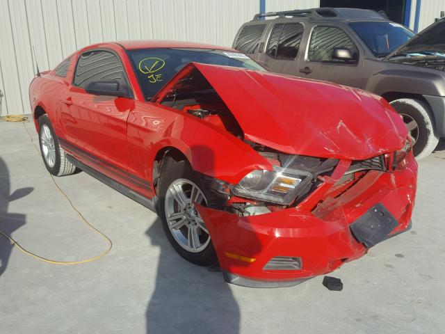 1ZVBP8AN0A5133419 - 2010 FORD MUSTANG RED photo 1