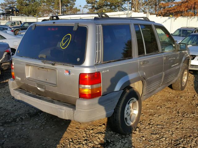 1J4GZ58S8WC135204 - 1998 JEEP GRAND CHER GRAY photo 4