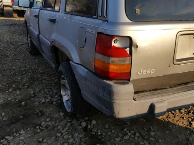 1J4GZ58S8WC135204 - 1998 JEEP GRAND CHER GRAY photo 9