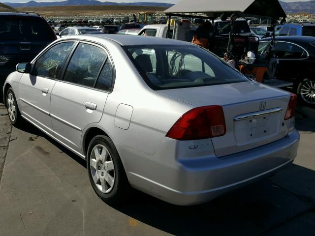 1HGES26822L060471 - 2002 HONDA CIVIC EX 银色 照片 3