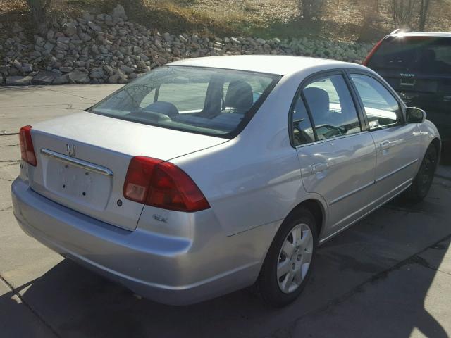 1HGES26822L060471 - 2002 HONDA CIVIC EX 银色 照片 4