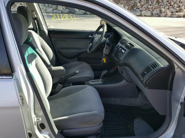 1HGES26822L060471 - 2002 HONDA CIVIC EX 银色 照片 5