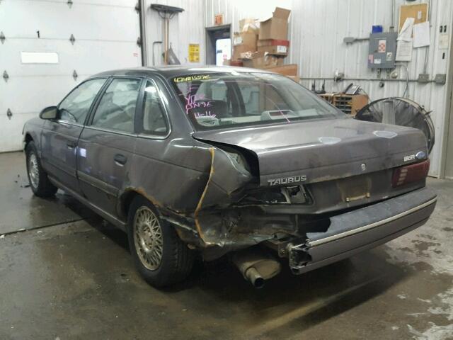 1FACP52U2MG216781 - 1991 FORD TAURUS GL GRAY photo 3